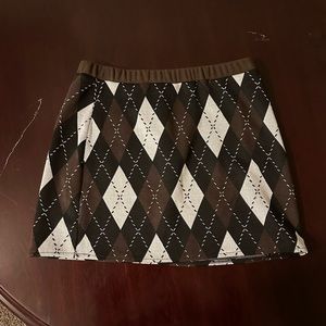 cute brown h&m skirt